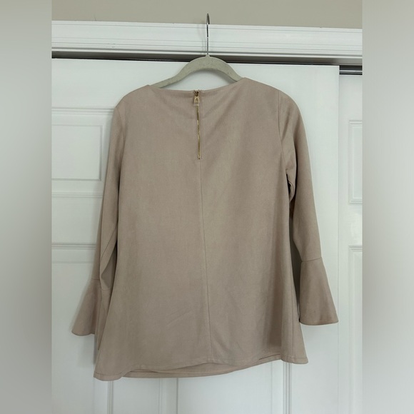 STS beige quarter sleeve top - Picture 2 of 3